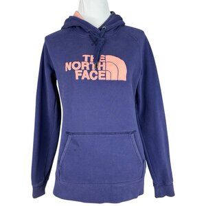 The North Face Women's Blue Athleisure Long Sleeve Hooded Sweatshirt Med/C39